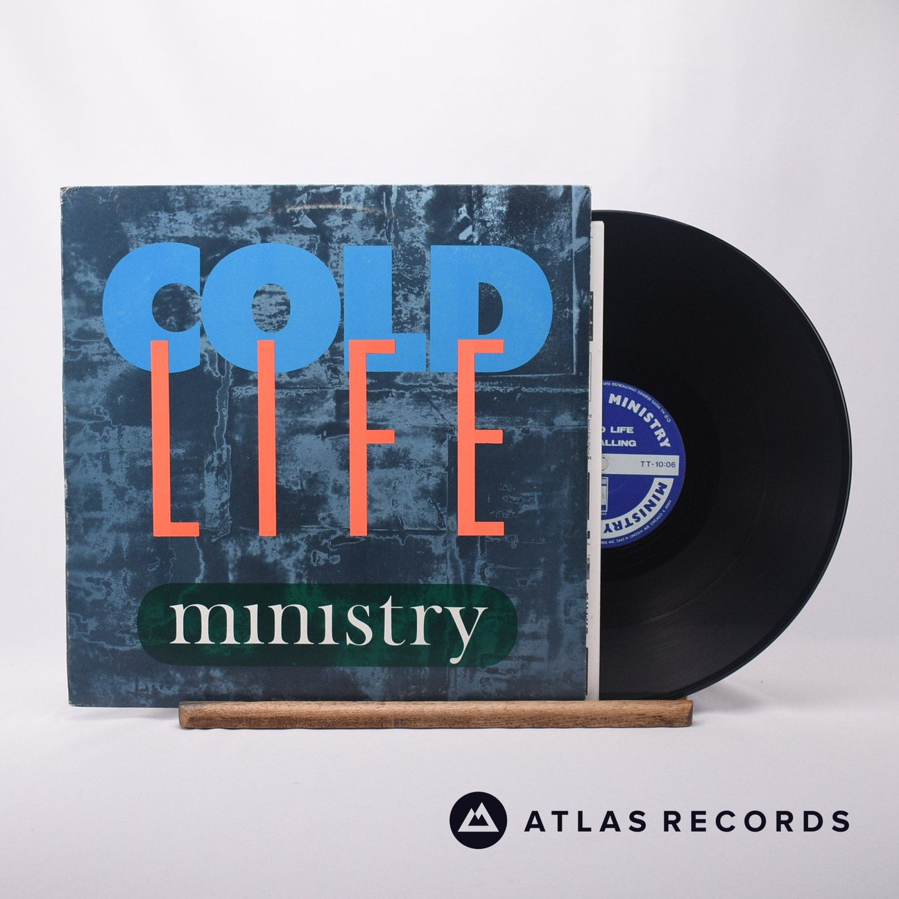 Ministry Cold Life 12" Vinyl Record - Front Cover & Record