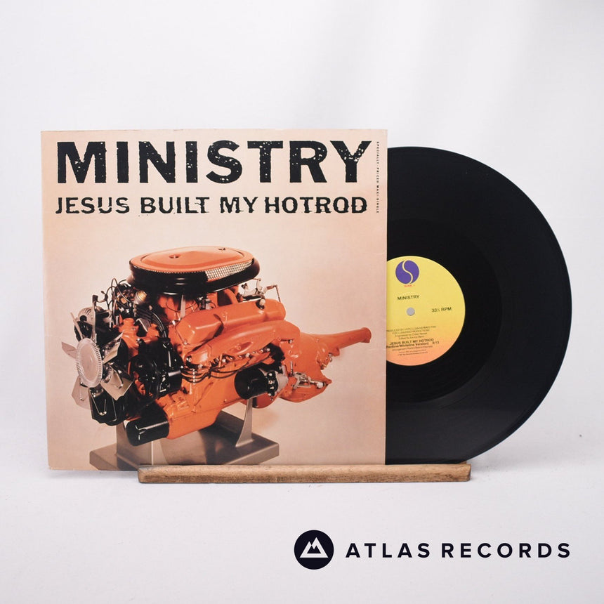 Ministry Jesus Built My Hotrod 12" Vinyl Record - Front Cover & Record