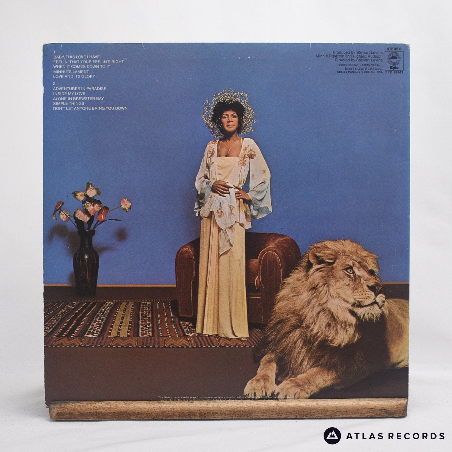 Minnie Riperton - Adventures In Paradise - LP Vinyl Record - EX/VG+