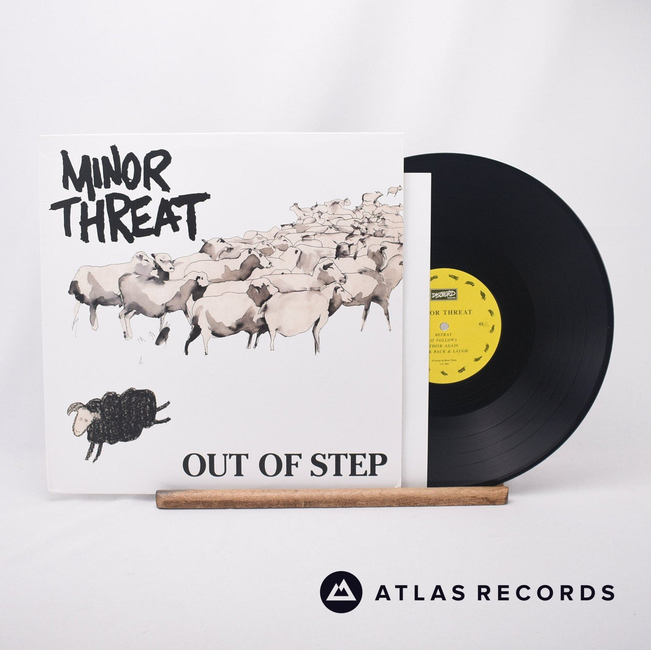 Minor Threat Out Of Step 12" Vinyl Record - Front Cover & Record