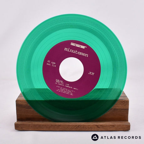 Minutemen - Joy - Green Translucent Reissue 7" EP Vinyl Record - NM/NM