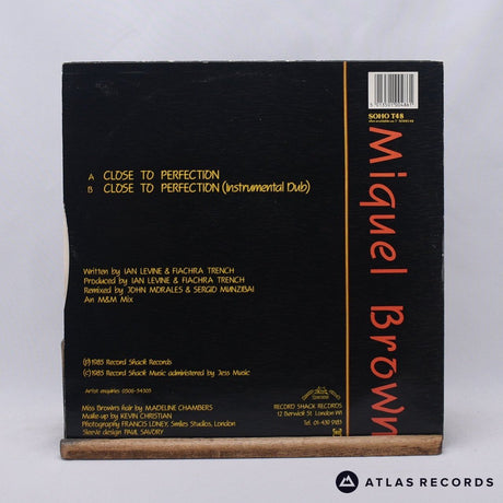 Miquel Brown - Close To Perfection - 12" Vinyl Record - VG+/EX