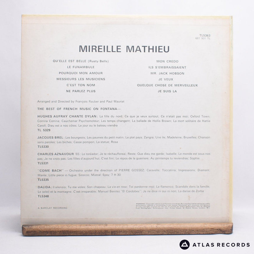 Mireille Mathieu - Mireille Mathieu - LP Vinyl Record - VG+/VG+