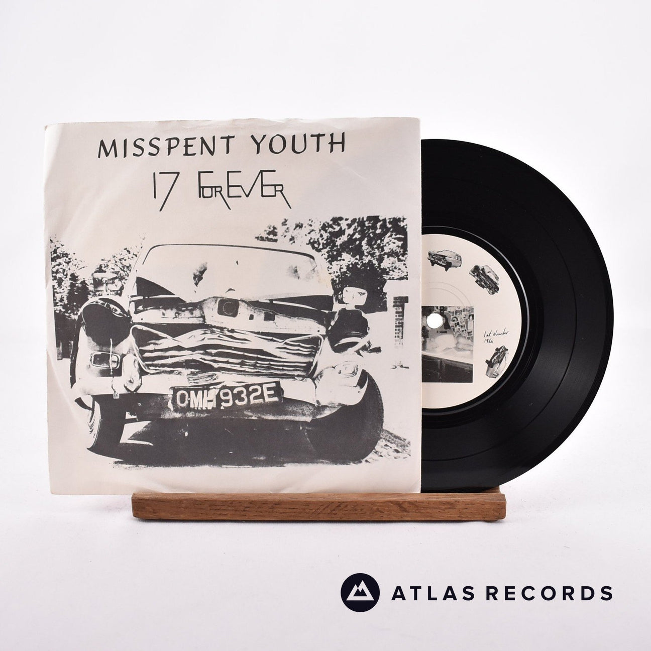 Misspent Youth 17 Forever 7" Vinyl Record - Front Cover & Record