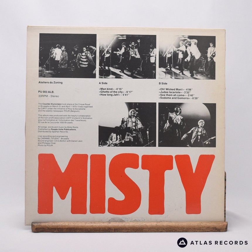 Misty In Roots - Live At The Counter Eurovision 79 - LP Vinyl Record - VG+/VG+