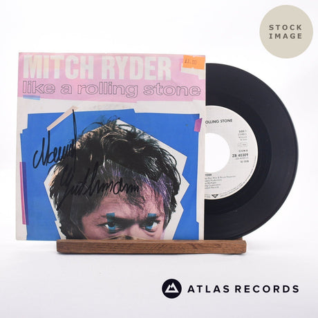 Mitch Ryder Like A Rolling Stone 7" Vinyl Record - Sleeve & Record Side-By-Side