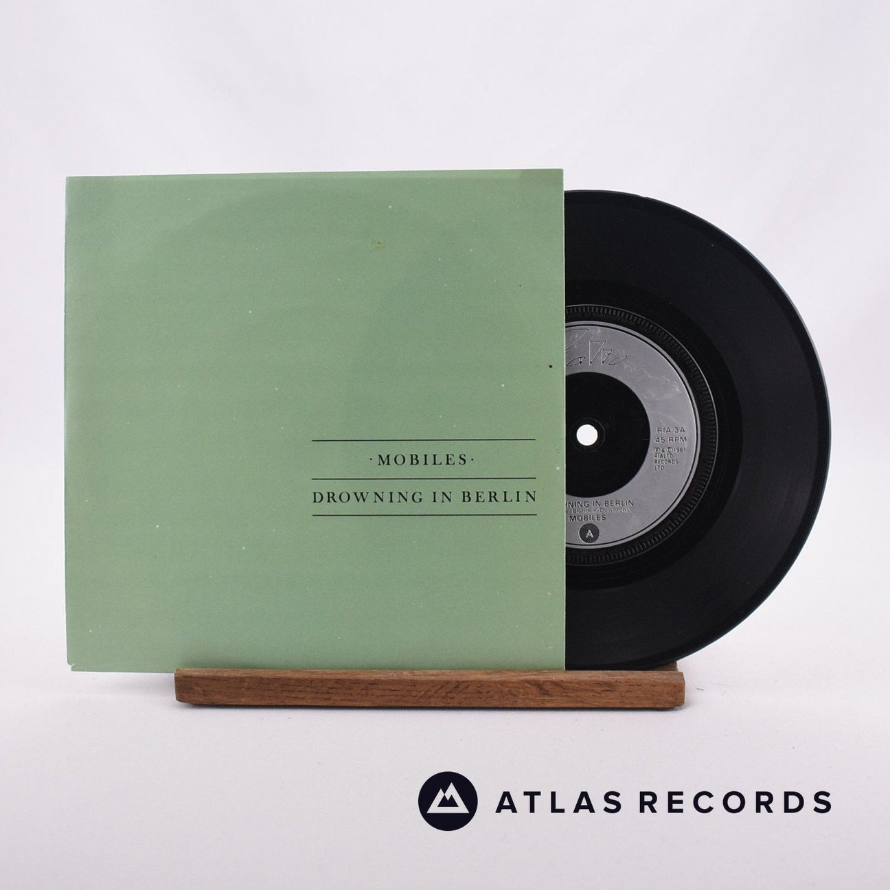 Mobiles Drowning In Berlin 7" Vinyl Record - Front Cover & Record