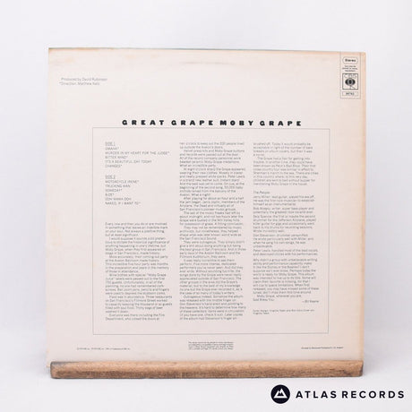 Moby Grape - Great Grape - A1 B1 LP Vinyl Record - EX/NM