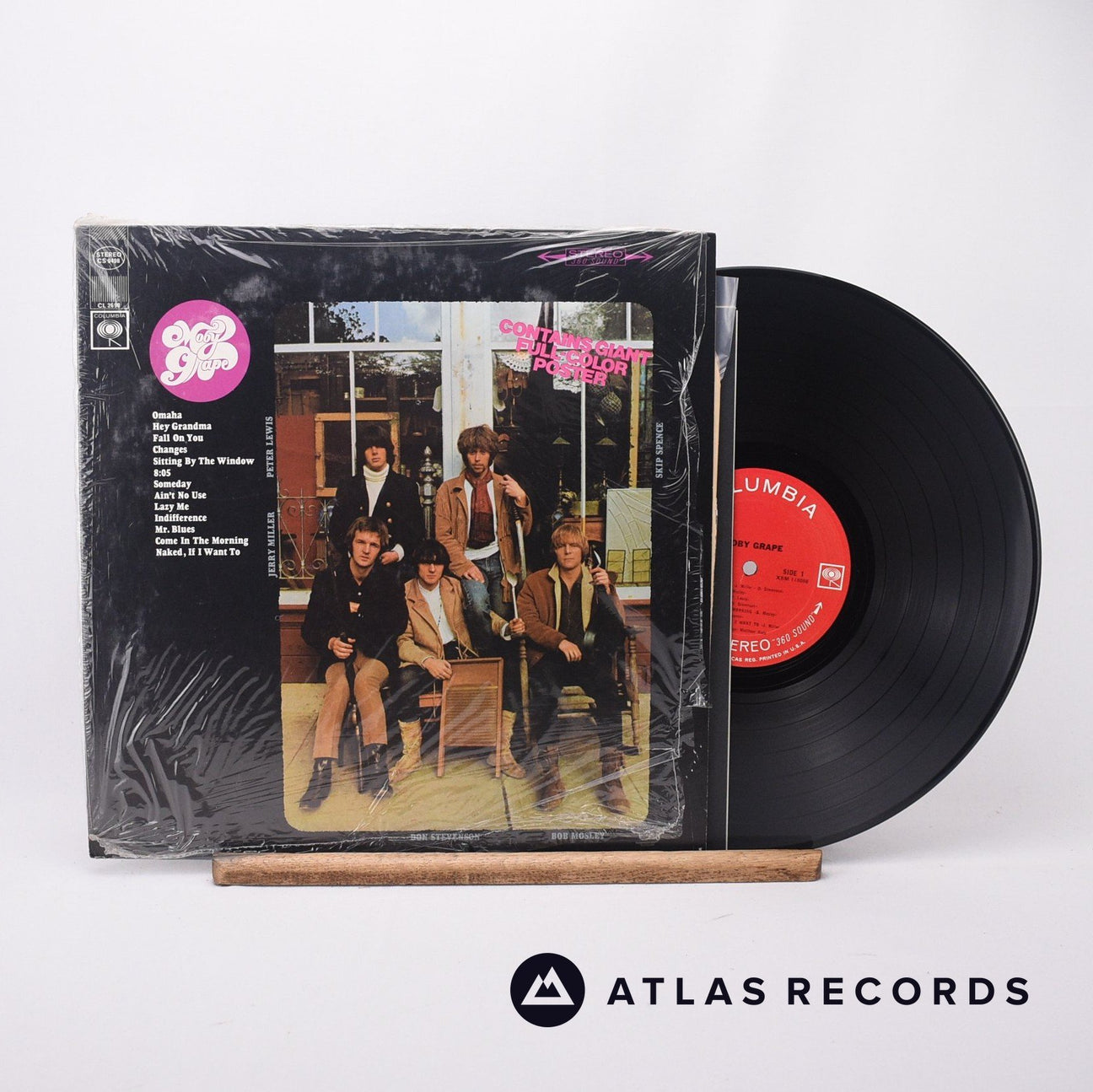 Moby Grape Moby Grape LP Vinyl Record - Front Cover & Record