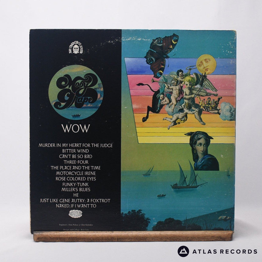 Moby Grape - Wow - Gatefold Reissue A B LP Vinyl Record - VG+/VG+