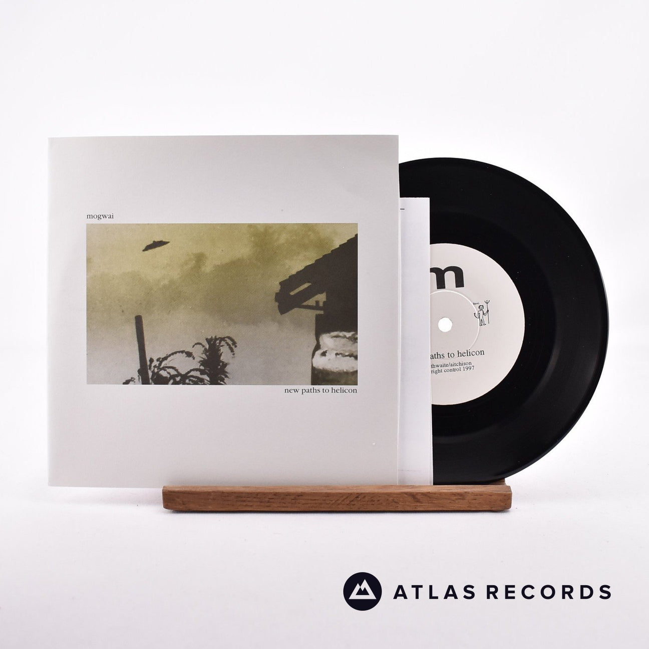 Mogwai New Paths To Helicon 7" Vinyl Record - Front Cover & Record