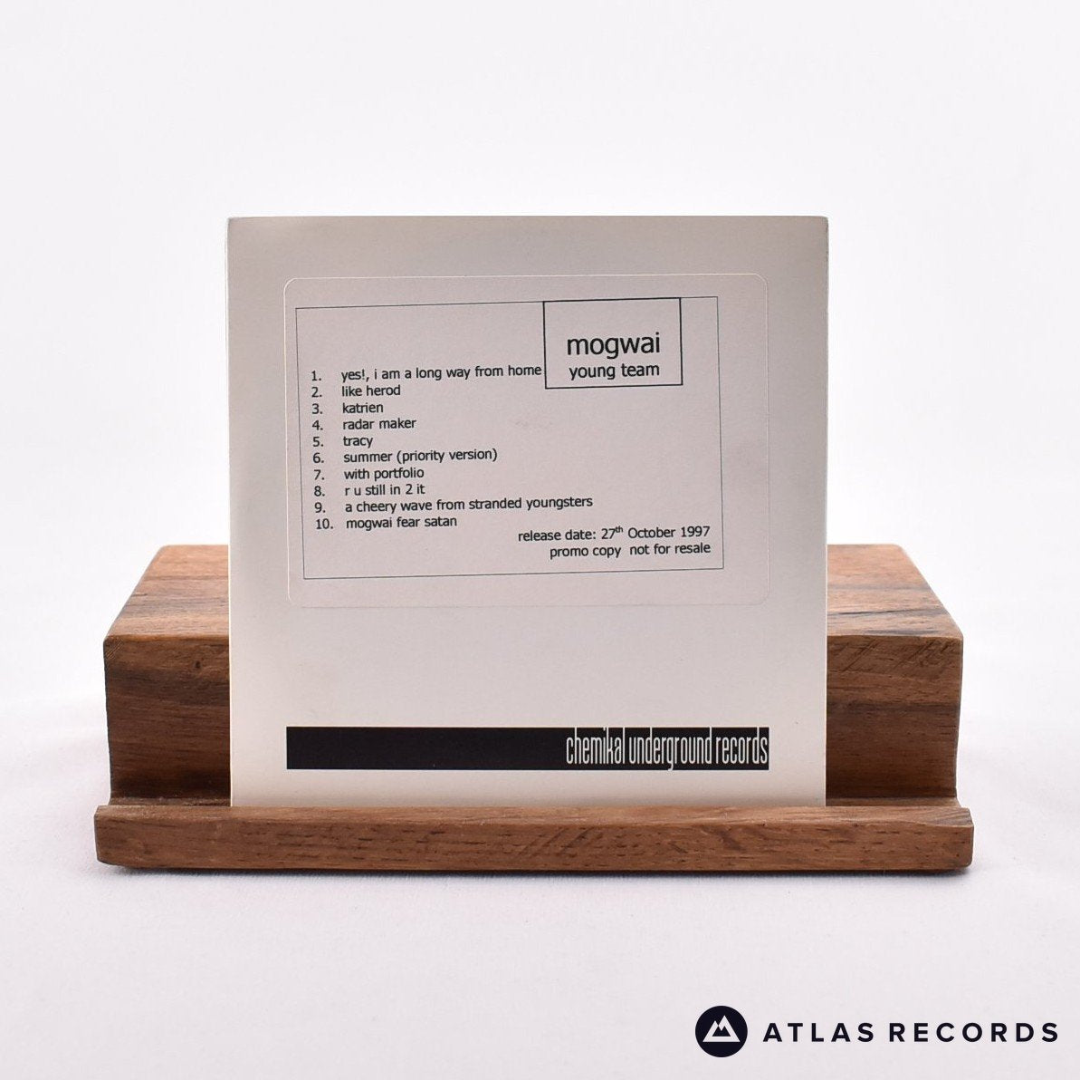 Mogwai Young Team CD Vinyl Record - Front Cover & Record