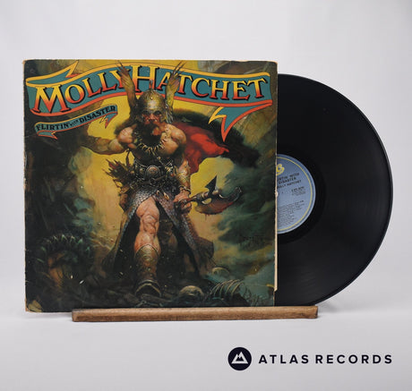 Molly Hatchet Flirtin' With Disaster LP Vinyl Record - Front Cover & Record