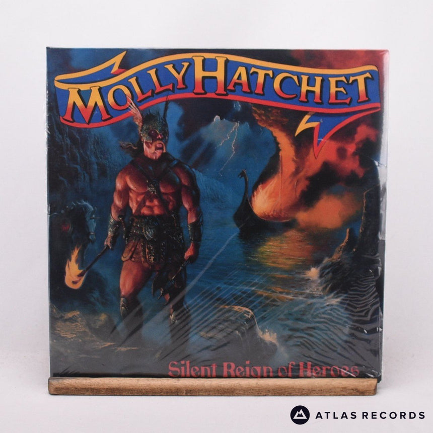 Molly Hatchet Silent Reign Of Heroes 2 x LP Vinyl Record - Front Cover & Record