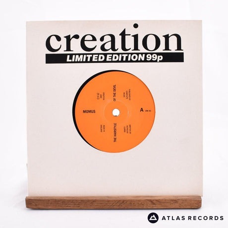 Momus The Hairstyle Of The Devil 7" Vinyl Record - Front Cover & Record