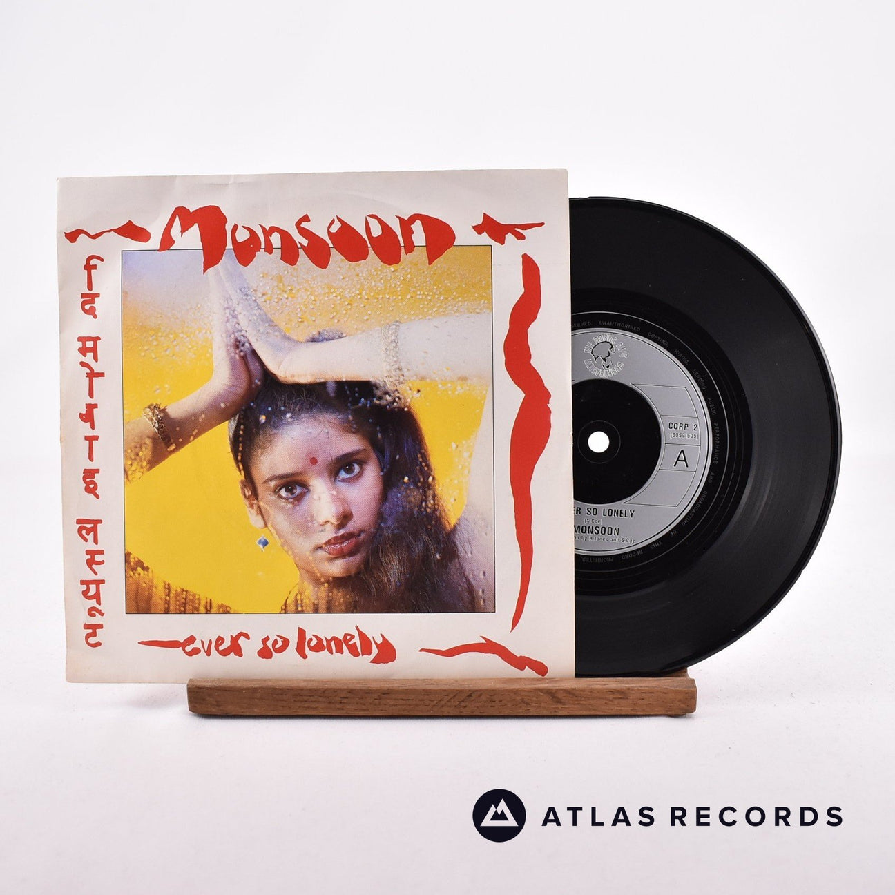 Monsoon Ever So Lonely 7" Vinyl Record - Front Cover & Record