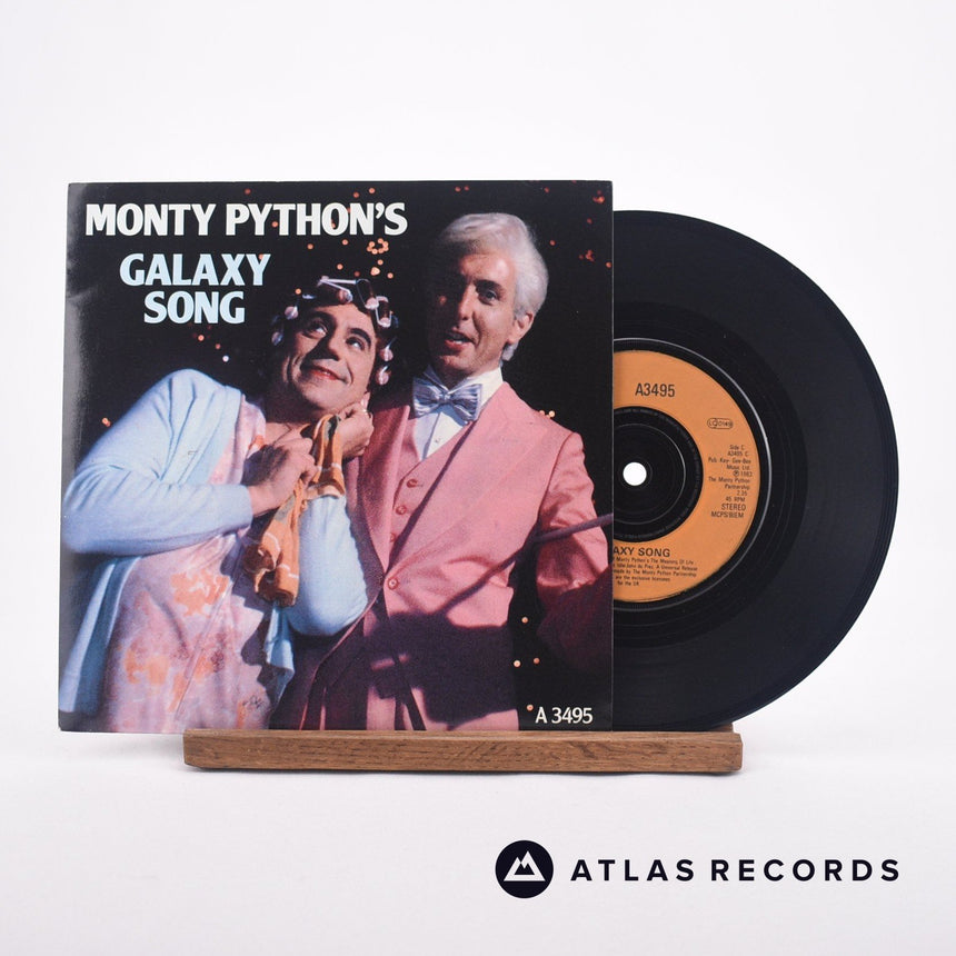 Monty Python Galaxy Song 7" Vinyl Record - Front Cover & Record