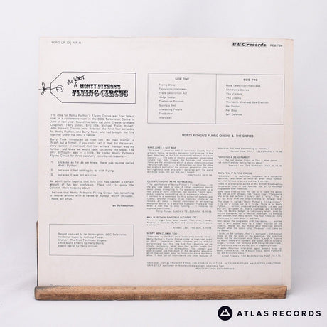 Monty Python - Monty Python's Flying Circus - Reissue LP Vinyl Record - EX/VG+