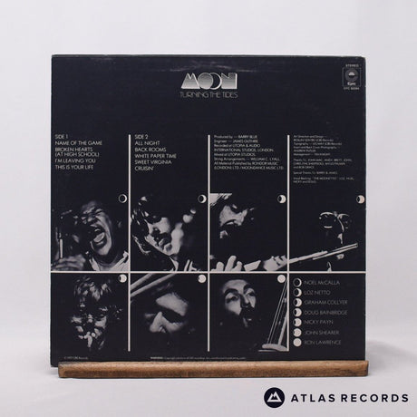 Moon - Turning The Tides - Lyric Sheet LP Vinyl Record - EX/EX