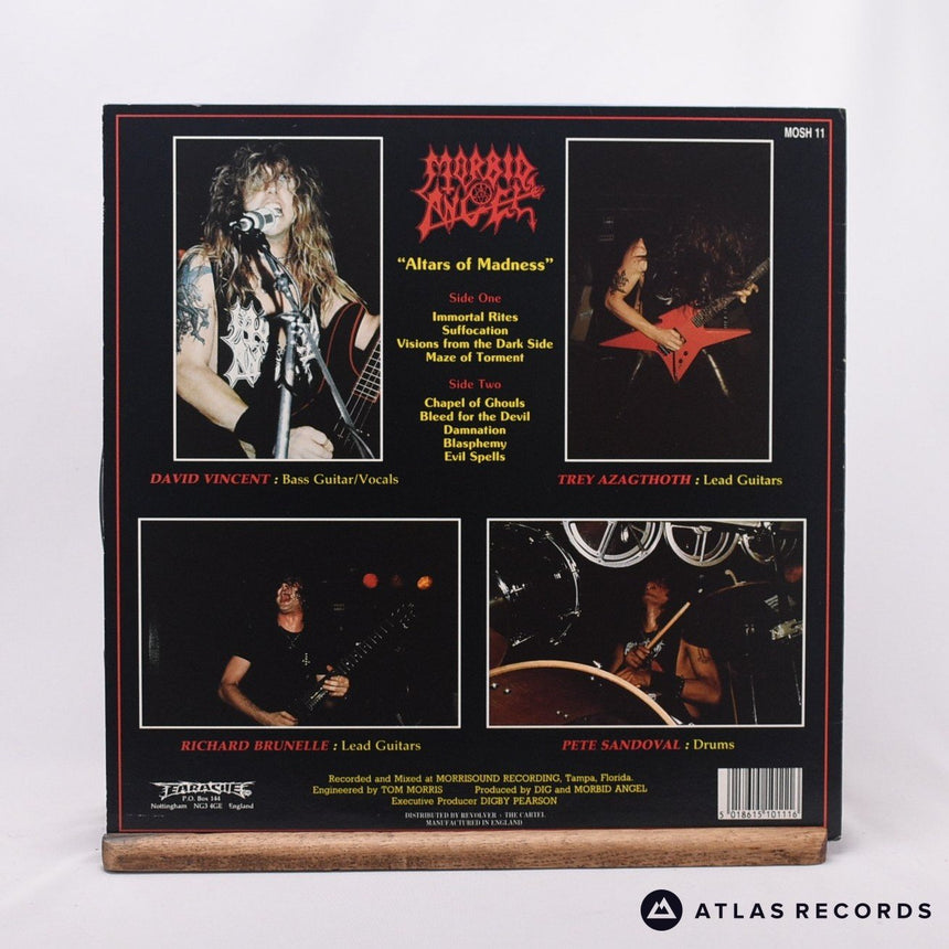 Morbid Angel - Altars Of Madness - Mpo A1 B1 LP Vinyl Record - EX/EX