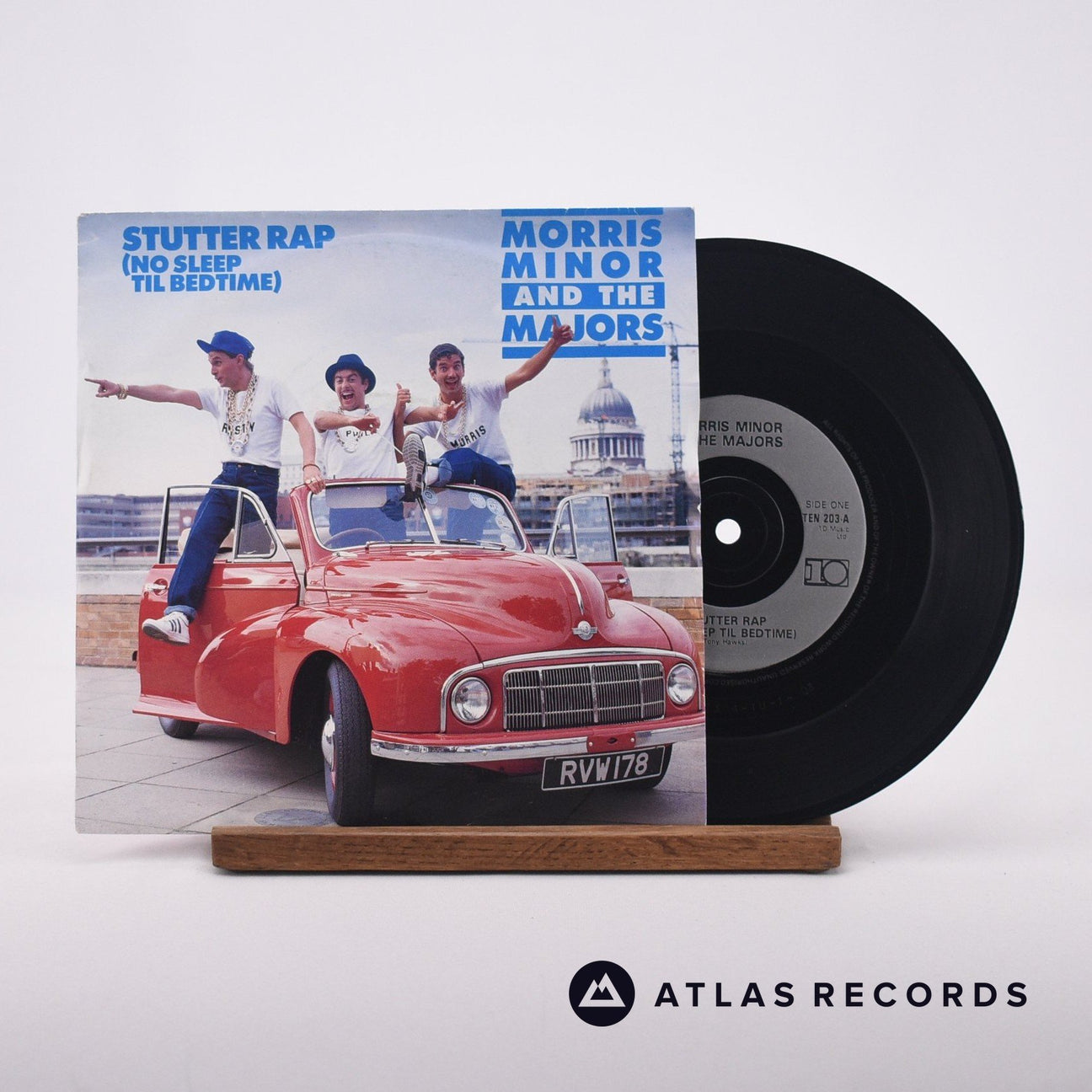 Morris Minor And The Majors Stutter Rap 7" Vinyl Record - Front Cover & Record
