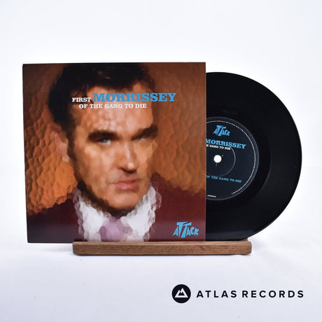 Morrissey First Of The Gang To Die 7" Vinyl Record - Front Cover & Record