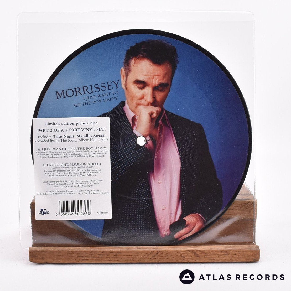 Morrissey I Just Want To See The Boy Happy 7" Vinyl Record - Front Cover & Record