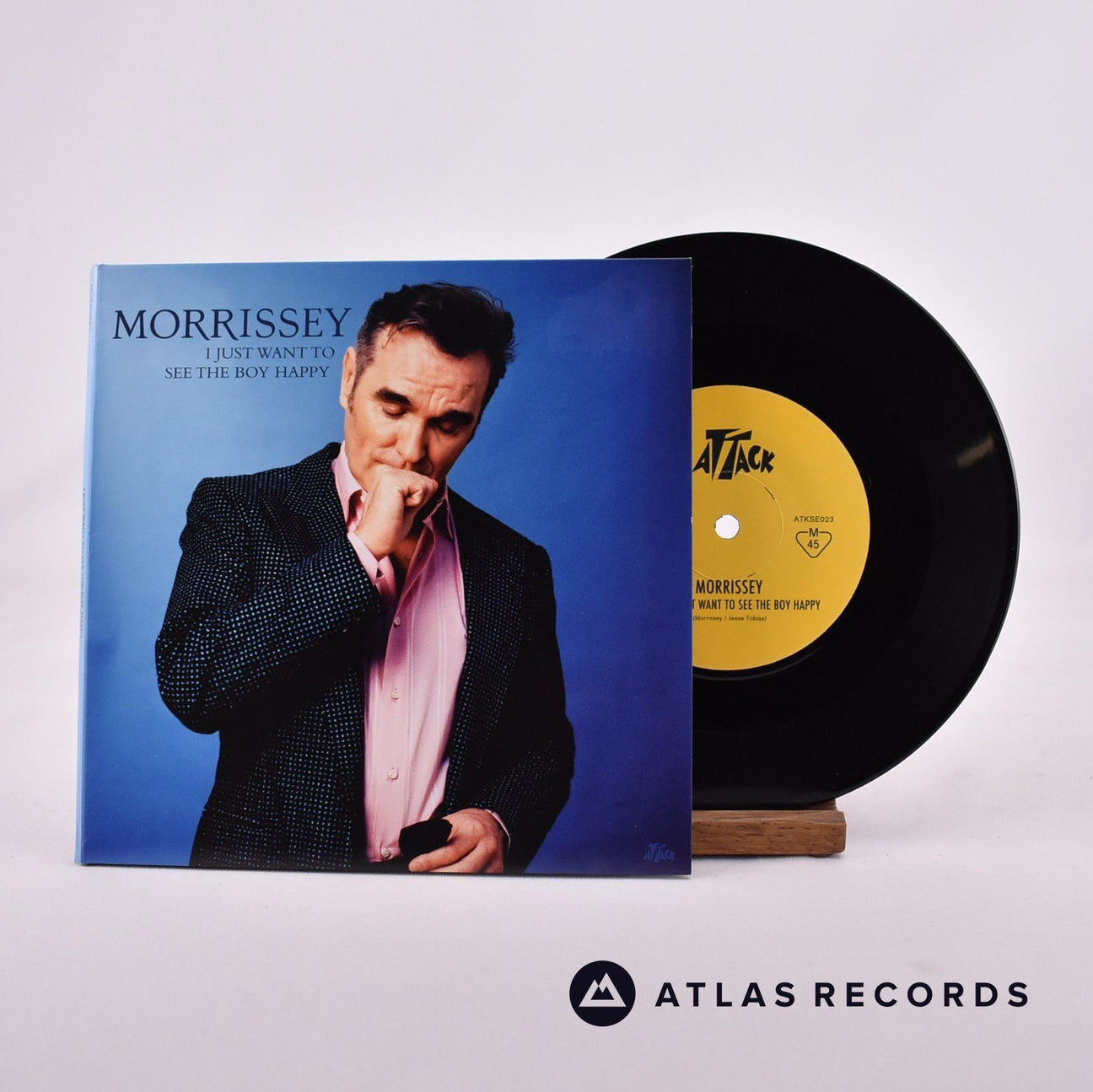Morrissey I Just Want To See The Boy Happy 7" Vinyl Record - Front Cover & Record
