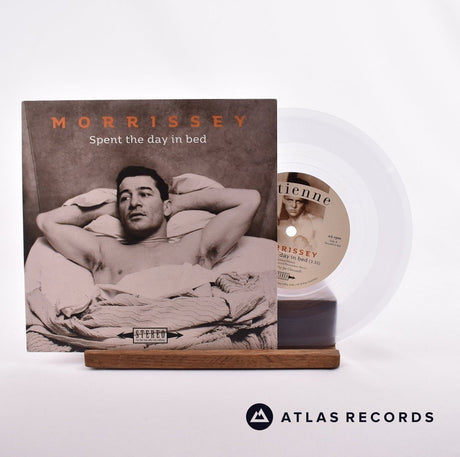 Morrissey Spent The Day In Bed 7" Vinyl Record - Front Cover & Record