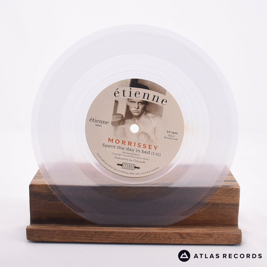 Morrissey - Spent The Day In Bed - Clear 7" Vinyl Record - NM/EX