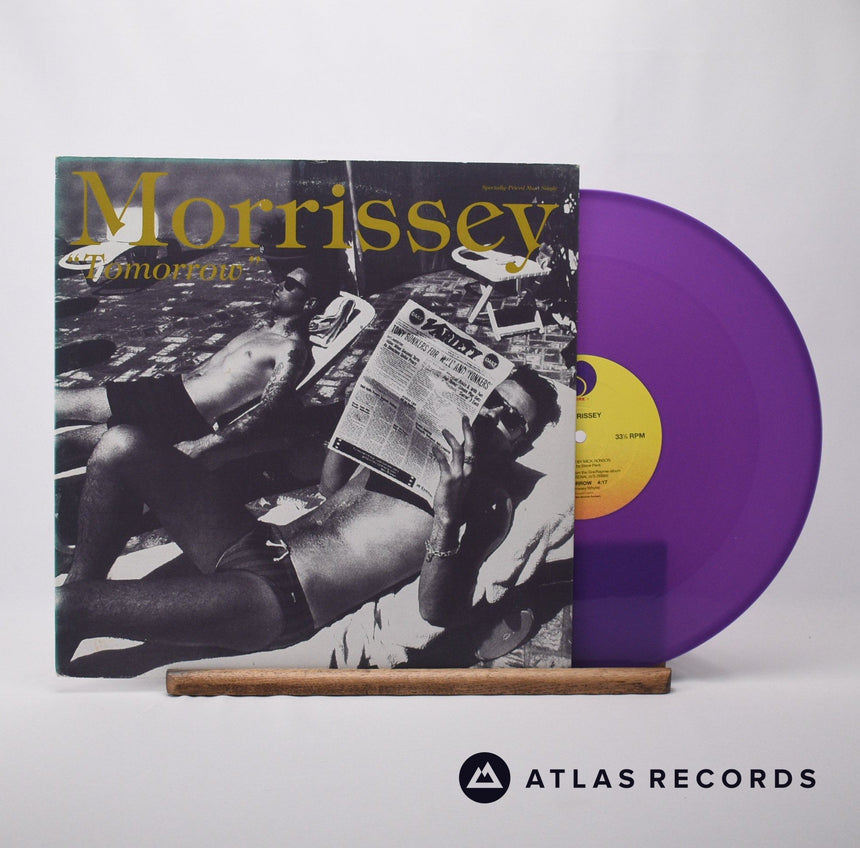 Morrissey Tomorrow 12" Vinyl Record - Front Cover & Record