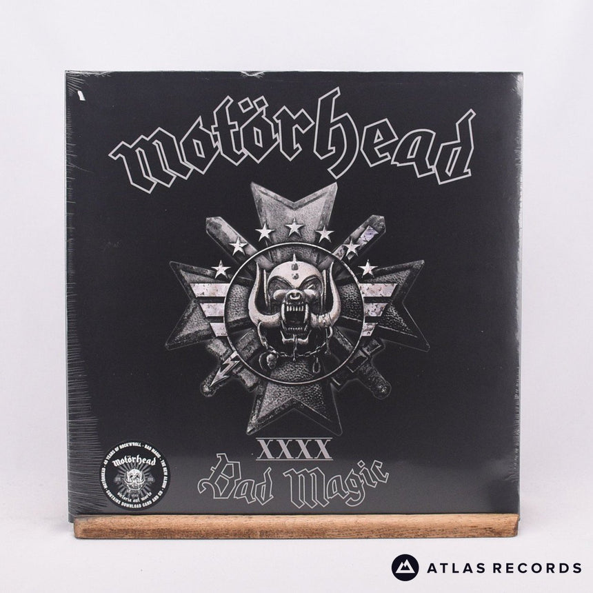 Motörhead Bad Magic CD + LP Vinyl Record - Front Cover & Record