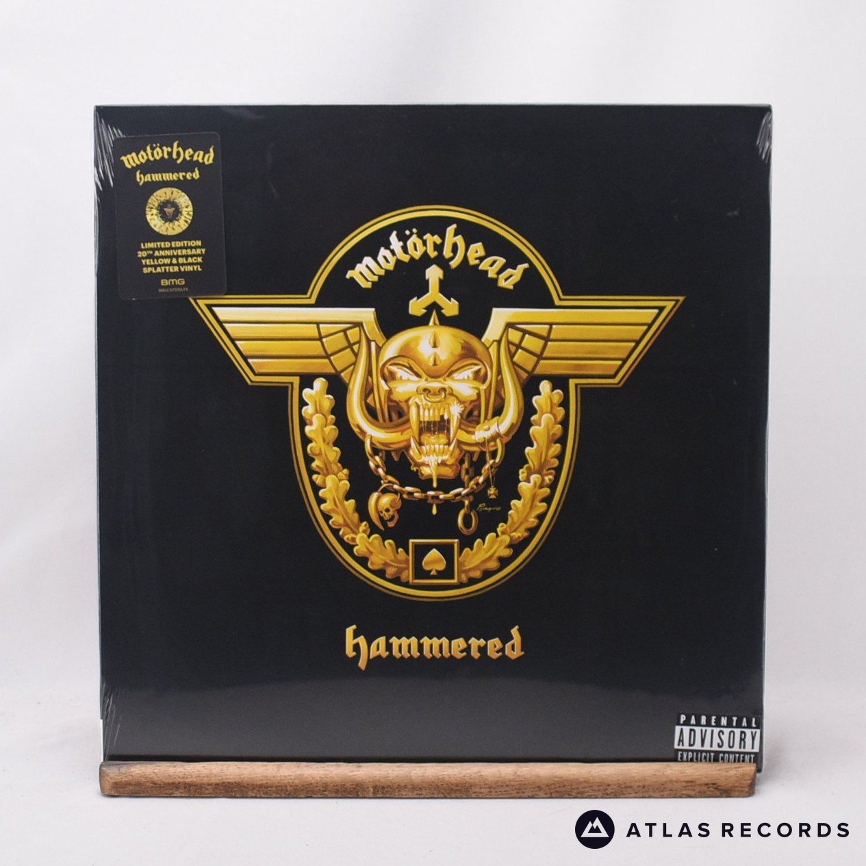 Motörhead Hammered LP Vinyl Record - Front Cover & Record