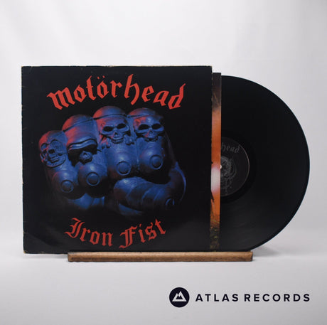 Motörhead Iron Fist LP Vinyl Record - Front Cover & Record