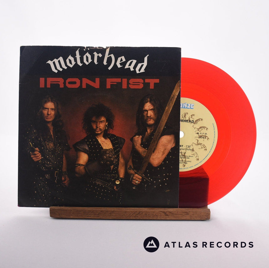 Motörhead Iron Fist 7" Vinyl Record - Front Cover & Record