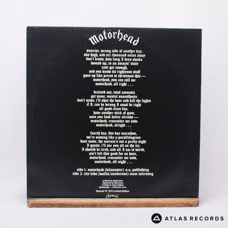 Motörhead - Motörhead - Limited Edition 12" Vinyl Record - VG+/VG+
