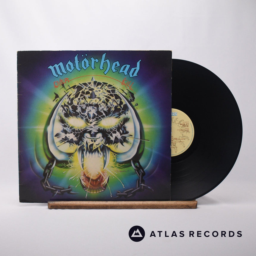 Motörhead Overkill LP Vinyl Record - Front Cover & Record