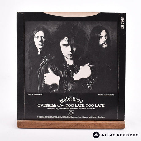 Motörhead - Overkill - 7" Vinyl Record - VG+/EX