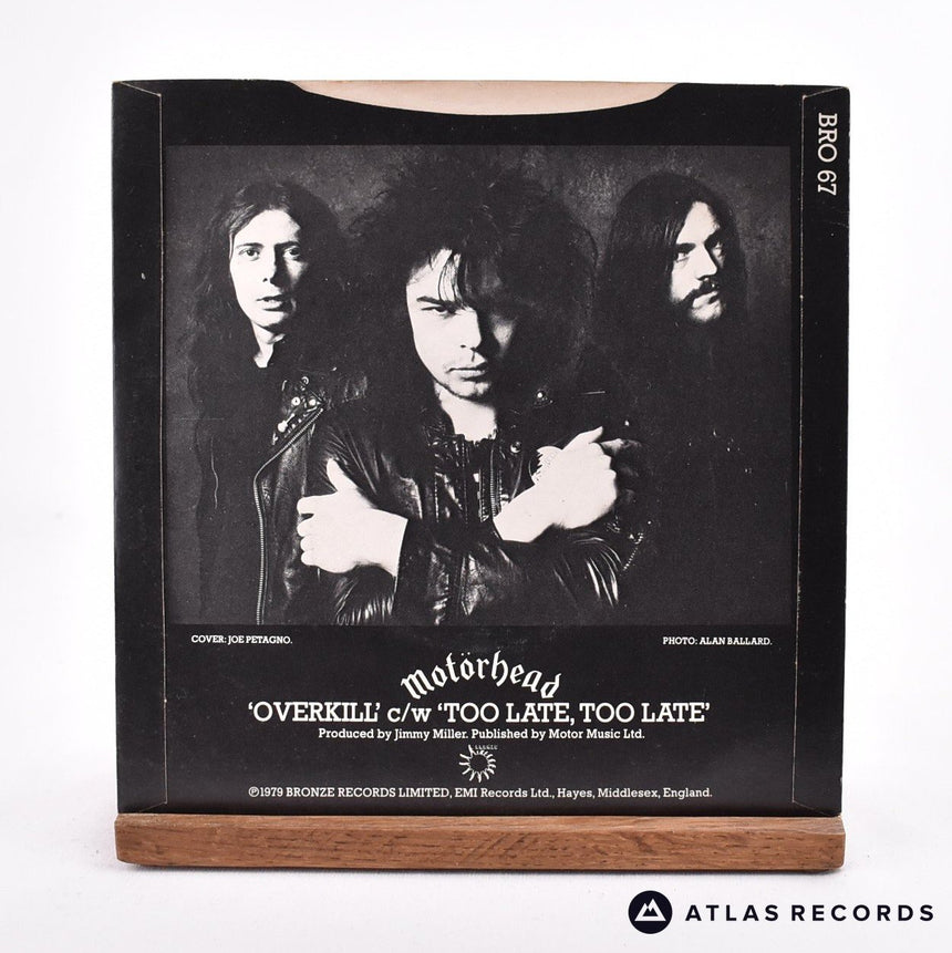 Motörhead - Overkill - 7" Vinyl Record - VG+/EX