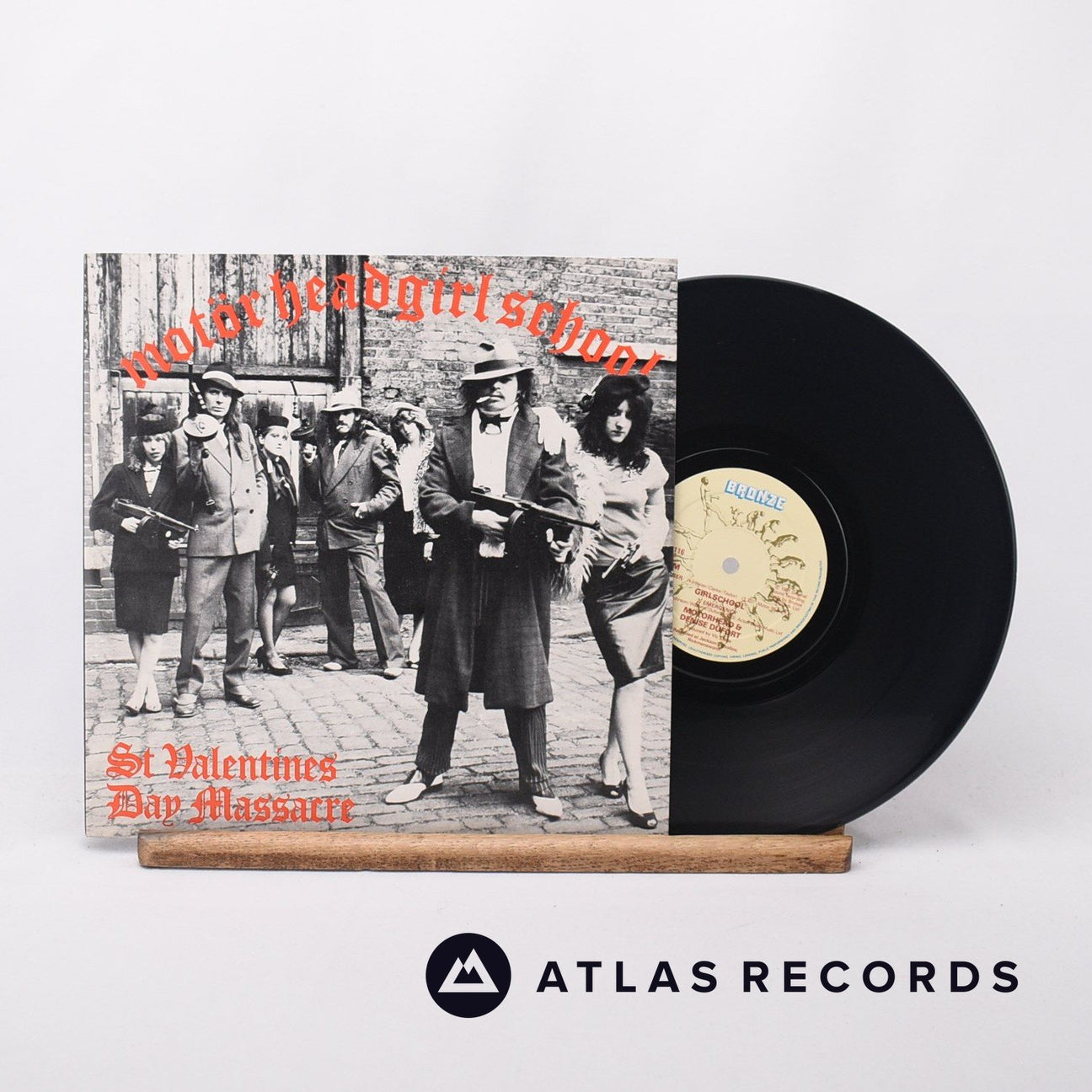 Motörhead St Valentines Day Massacre 10" Vinyl Record - Front Cover & Record