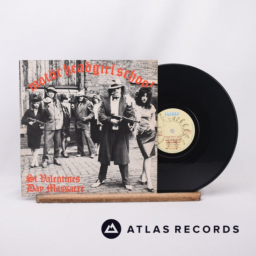 Motörhead St Valentines Day Massacre 10" Vinyl Record - Front Cover & Record