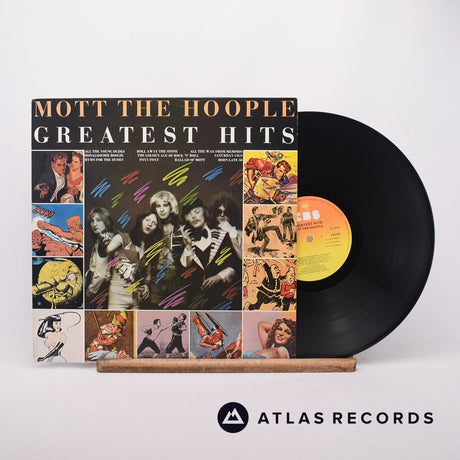Mott The Hoople Greatest Hits LP Vinyl Record - Front Cover & Record