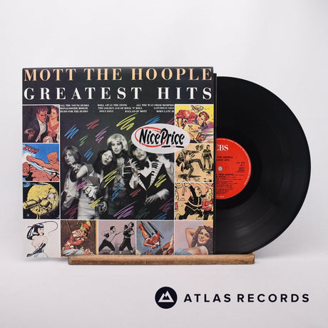 Mott The Hoople Greatest Hits LP Vinyl Record - Front Cover & Record