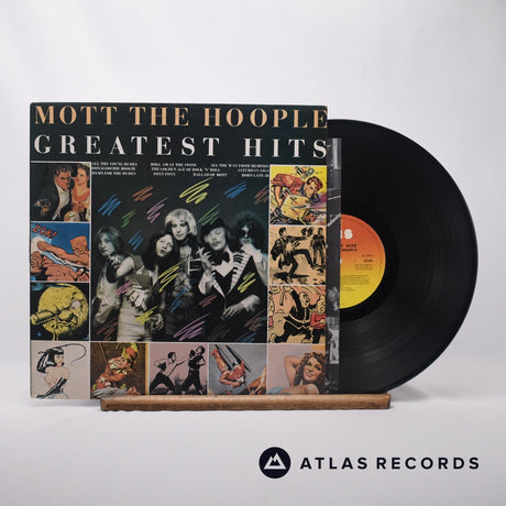 Mott The Hoople Greatest Hits LP Vinyl Record - Front Cover & Record