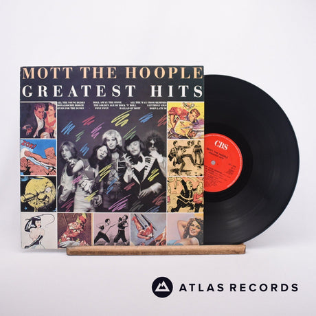 Mott The Hoople Greatest Hits LP Vinyl Record - Front Cover & Record