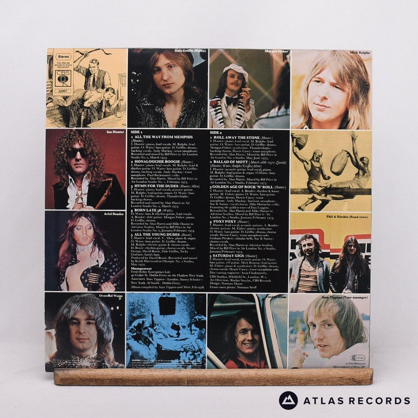 Mott The Hoople - Greatest Hits - Reissue LP Vinyl Record - EX/EX