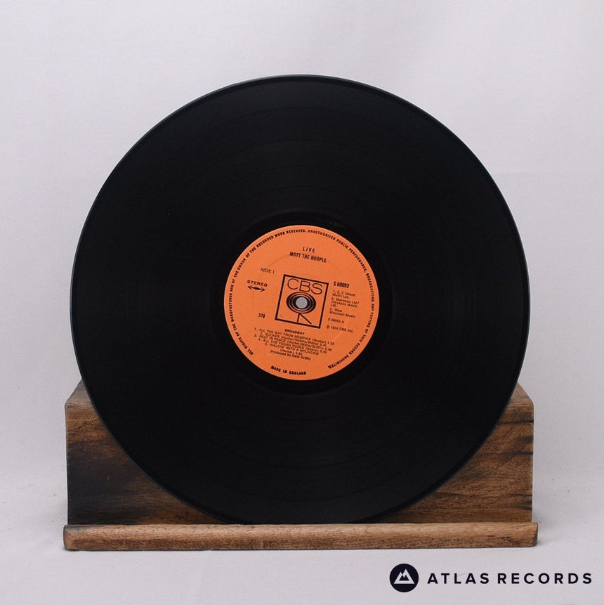 Mott The Hoople - Mott The Hoople Live - First Uk Press LP Vinyl Record - EX/EX