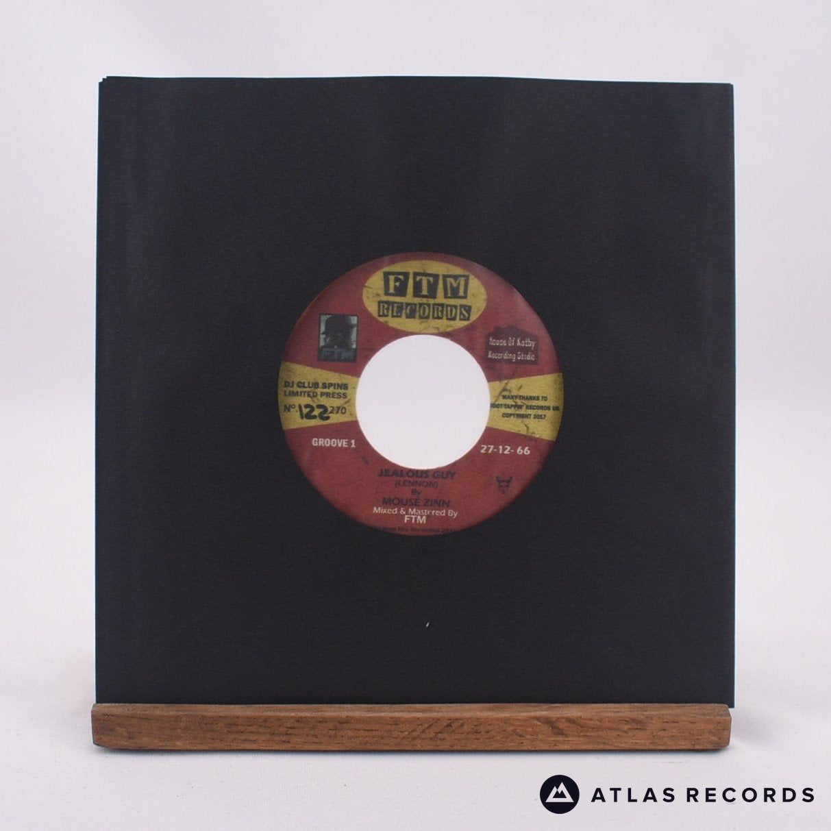 Mouse Zinn Jealous Guy 7" Vinyl Record - In Sleeve