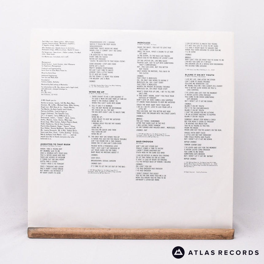 Mr. Big - Mr. Big - A B LP Vinyl Record - EX/EX