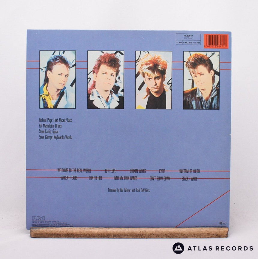 Mr. Mister - Welcome To The Real World - LP Vinyl Record - EX/EX